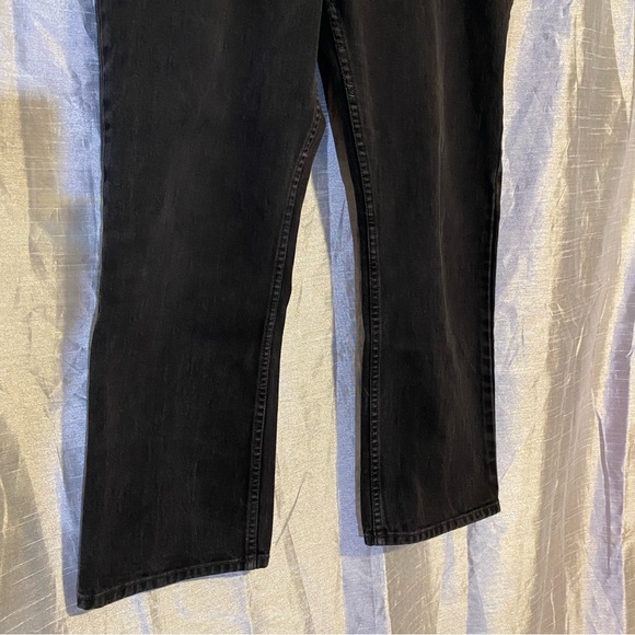 Gap vintage black Boot Cut jeans SZ 14 Ankle slightly distressed 100% cotton GUC - Picture 9 of 11